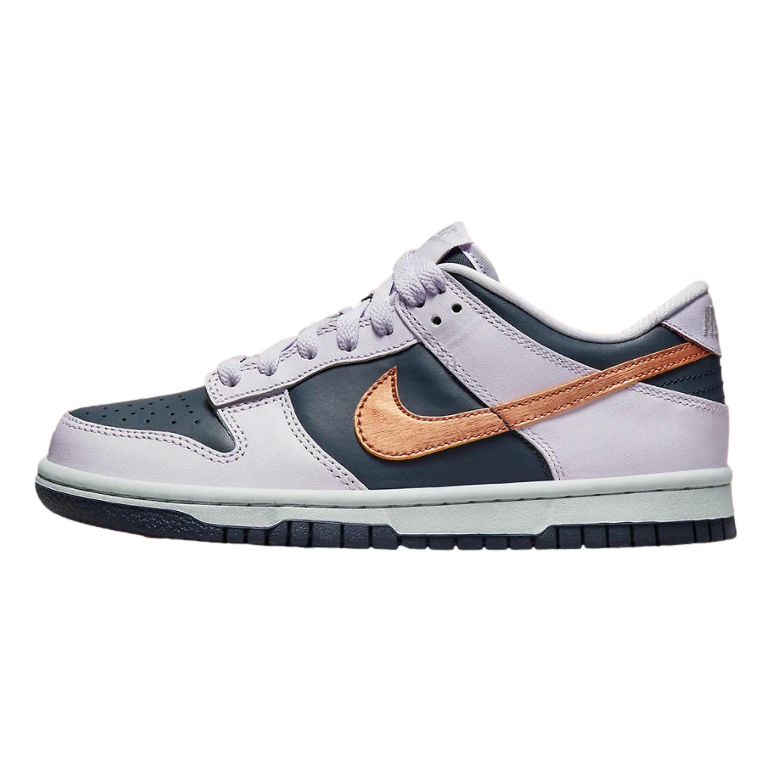 Nike Dunk Low SE Thunder Blue/Metallic Copper DX1663-400 Grade-School