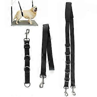 Pet Supplies Adjustable Dog Grooming Belly Strap D-rings Bathing Band Free Size Pet Traction Belt Dog Collar Dog Harness 3pcs