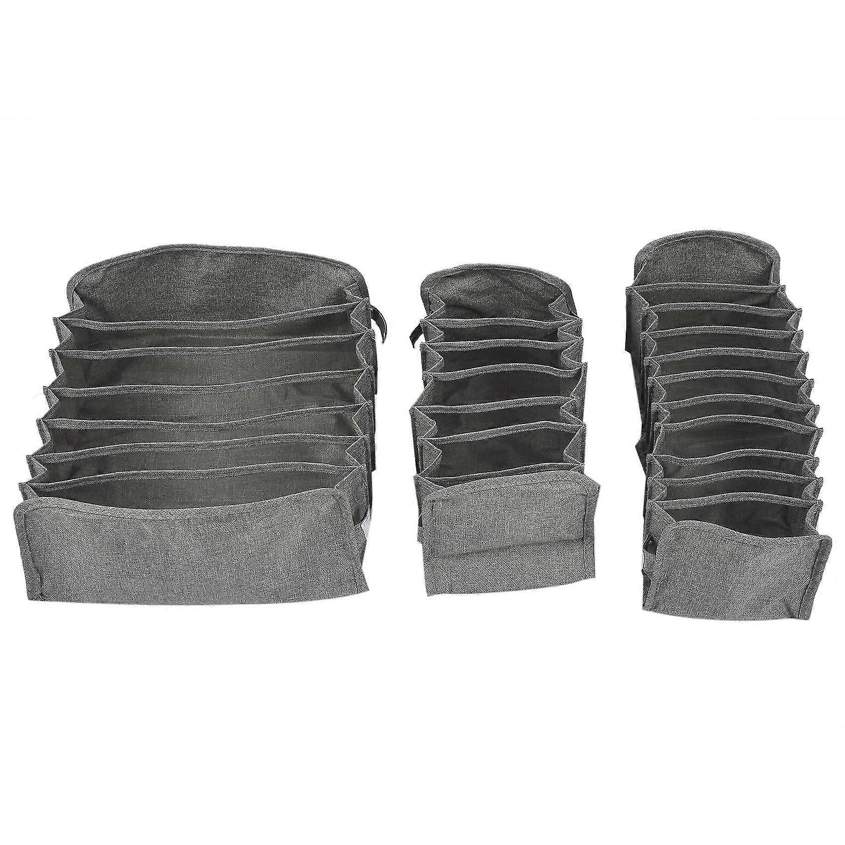 Drawer Storage Bag Collapsible Closet Storage Bag Drawer Divider 3-piece Set Clothes, Socks, Underwe