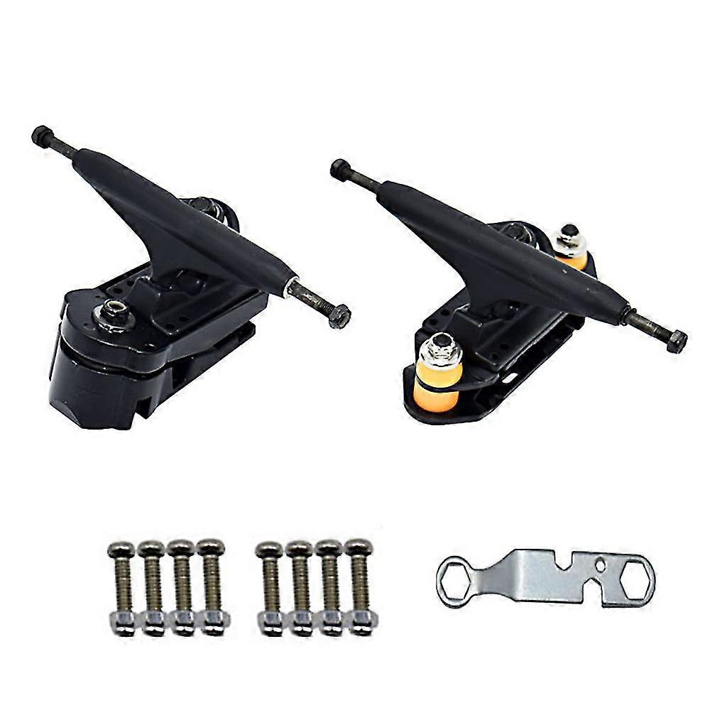 S5 Surf Skateboard Trucks Adapter Trucks Strong Spring,black Set