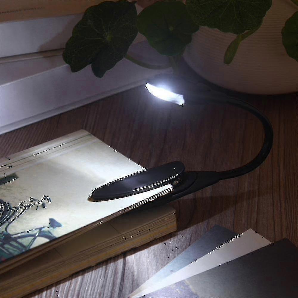 Mini Flexible Clip-on Bright Book Light Laptop Led Book Reading Light Lamp