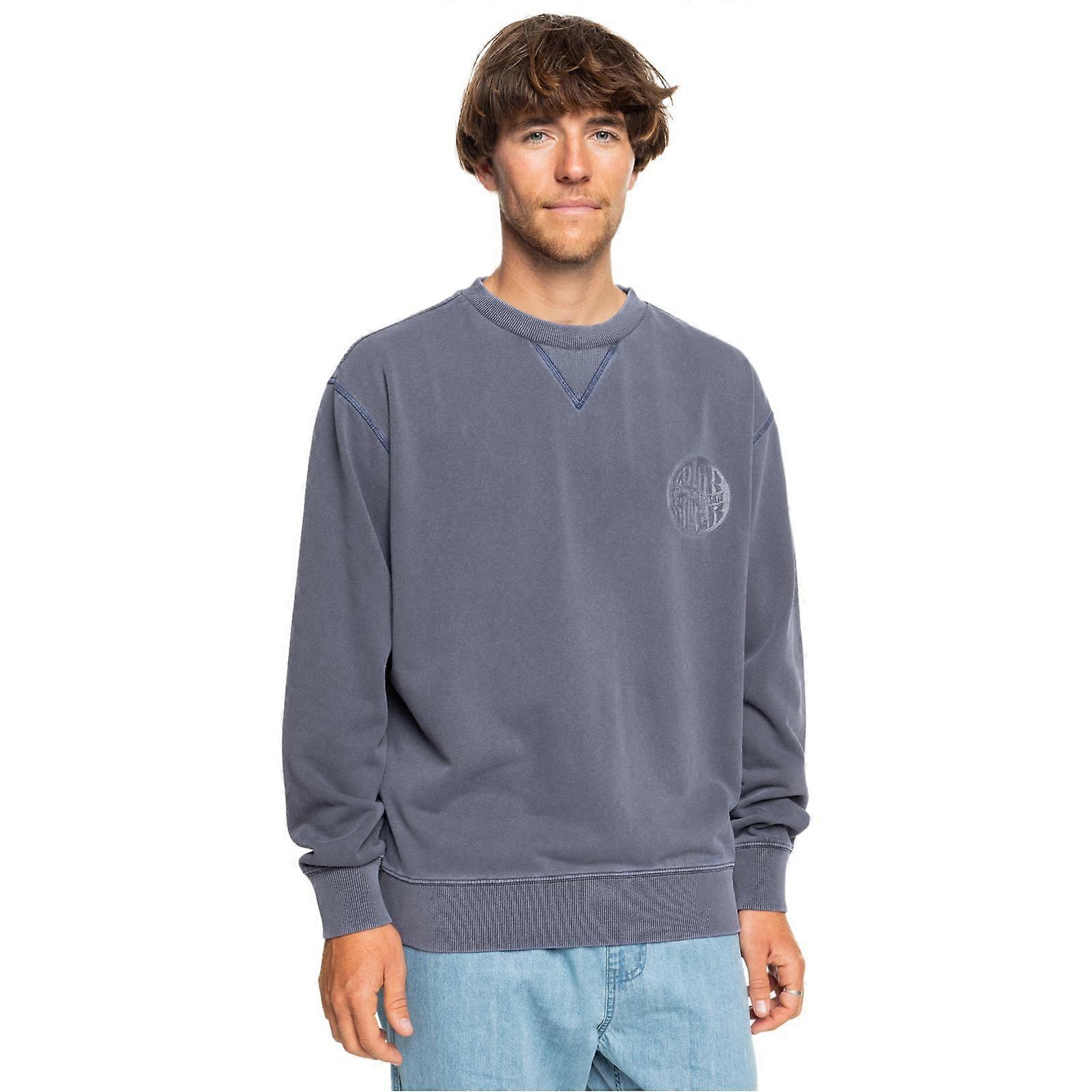 Quiksilver Mens Garment Dye Pullover Sweatshirt Sweat Pull