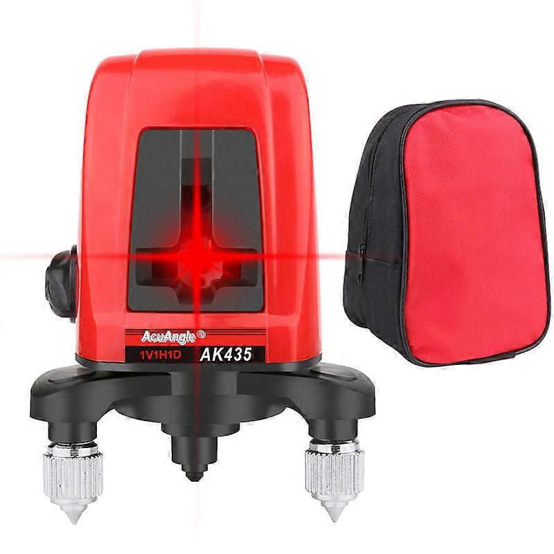 2 Lines Laser Level Cross Line Laser Self-Leveling Vertical and Horizontal Line Red light