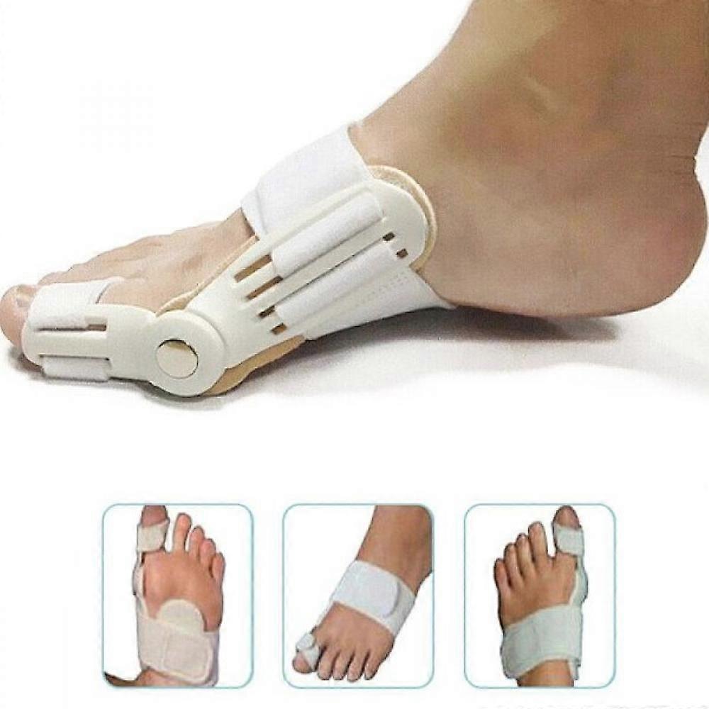 Overnight support for bent big toes/straightened toes