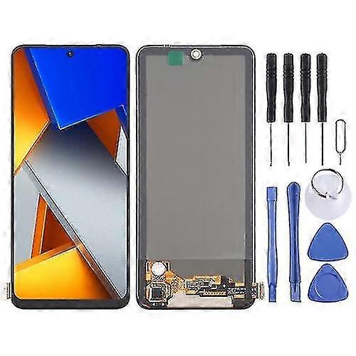 Amoled Screen Replacement For Xiaomi Poco M4 Pro With Digitizer Complete Assembly