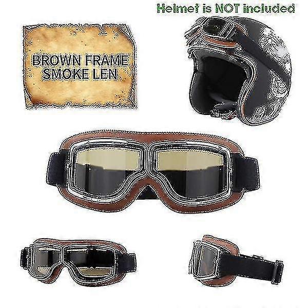 Retro Aviator Motorcycle Goggles