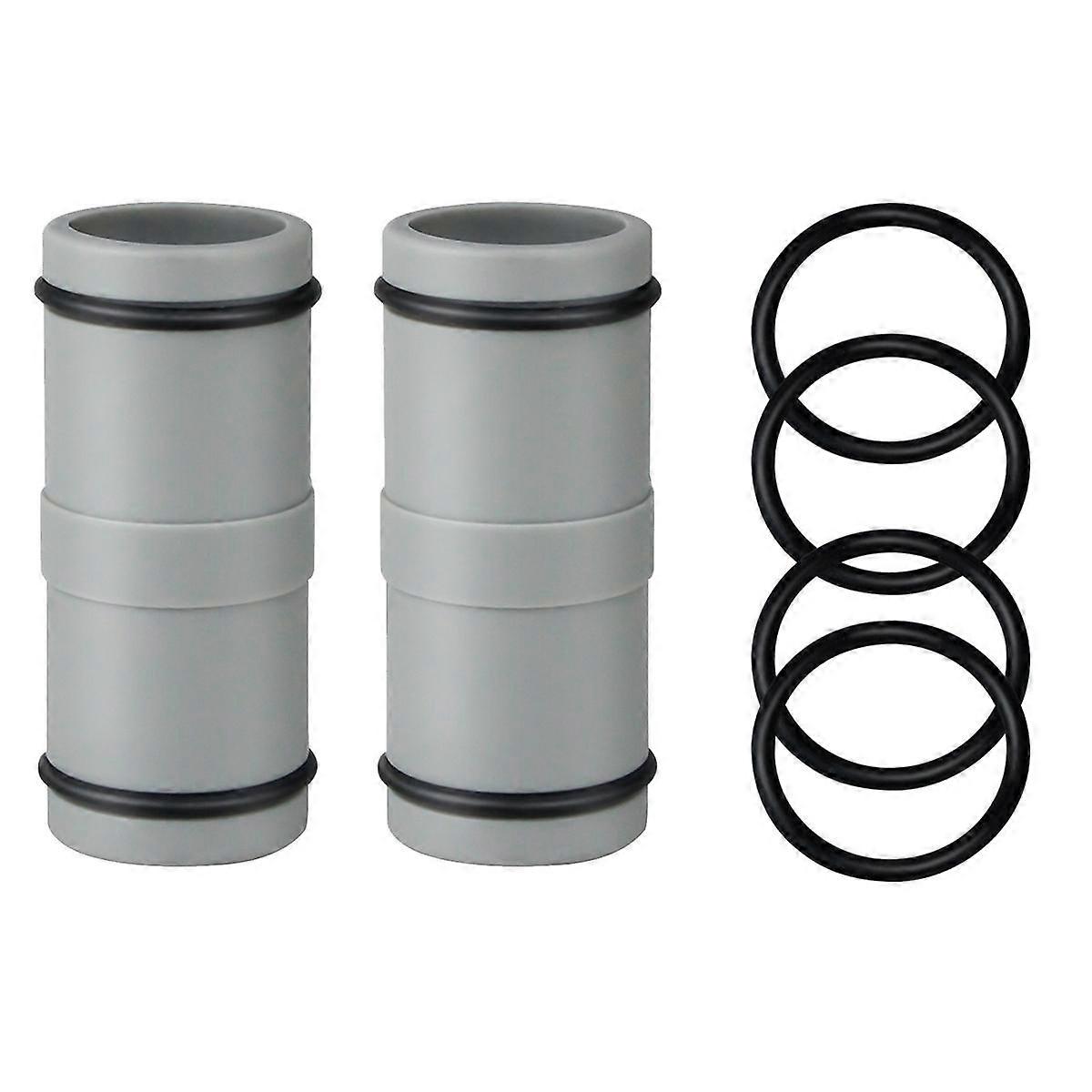 2PCS Pool Hose Connector Swimming Pool Filter Pump Pipe Straight Joint Pool Accessory 1.25 Inch Pip