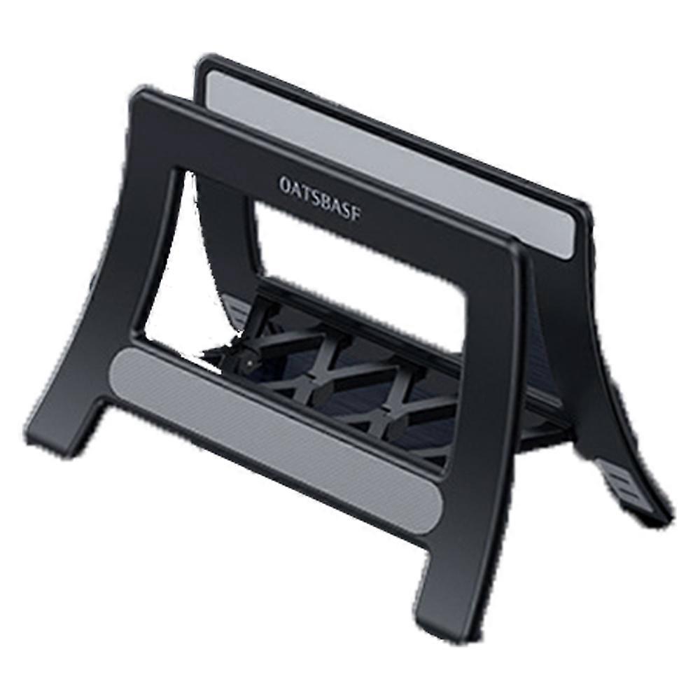Vertical Laptop Stand Holder, Desktop Stand Multifunctional Gravity Storage Stands, Space-Saving (Simple Version) Black