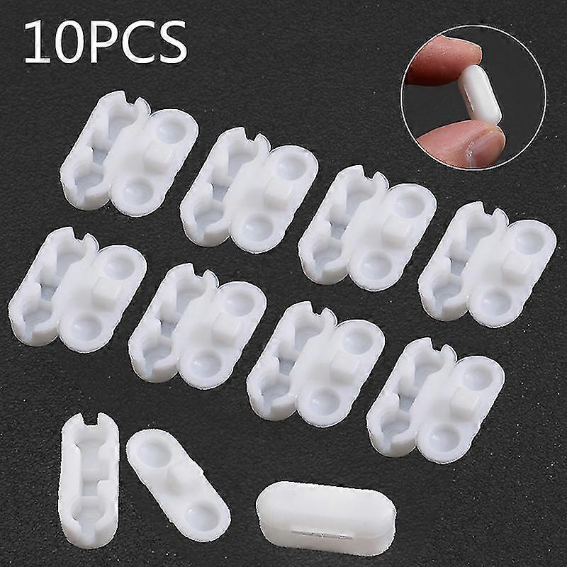 10pcs/παρτίδα πλαστικά ρολά τραβούν συνδετήρα αλυσίδας κουρτινών καλωδίων