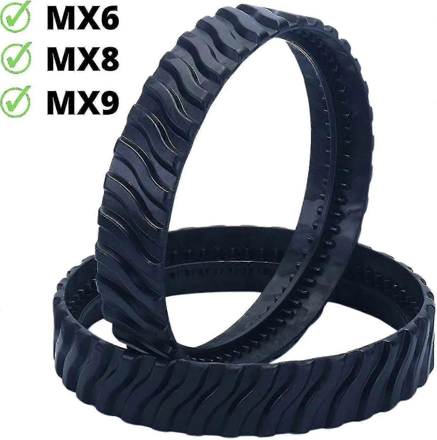 2 κομμάτια προσαρμόσιμα για Zodiac Mx6 Mx8 Mx9, baracuda καθαριστής πισίνας ελαστικά ρομπότ R0526100