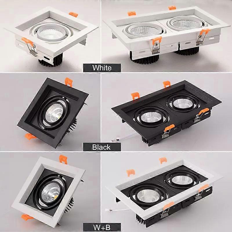 ניתן לעמעום led downlight cob תאורת ספוט לתקרה 10w 20w 30w תקרה תאורה שקועה תאורת פנים ac110v-220v תאורה מסחרית