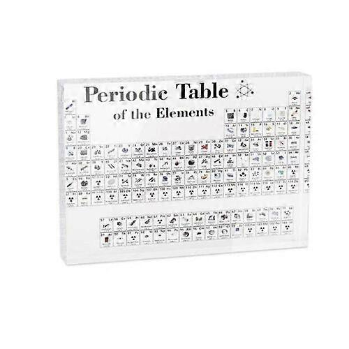Kjemi Periodisk tabell Display med Elements Akryl Student Lærer Gaver