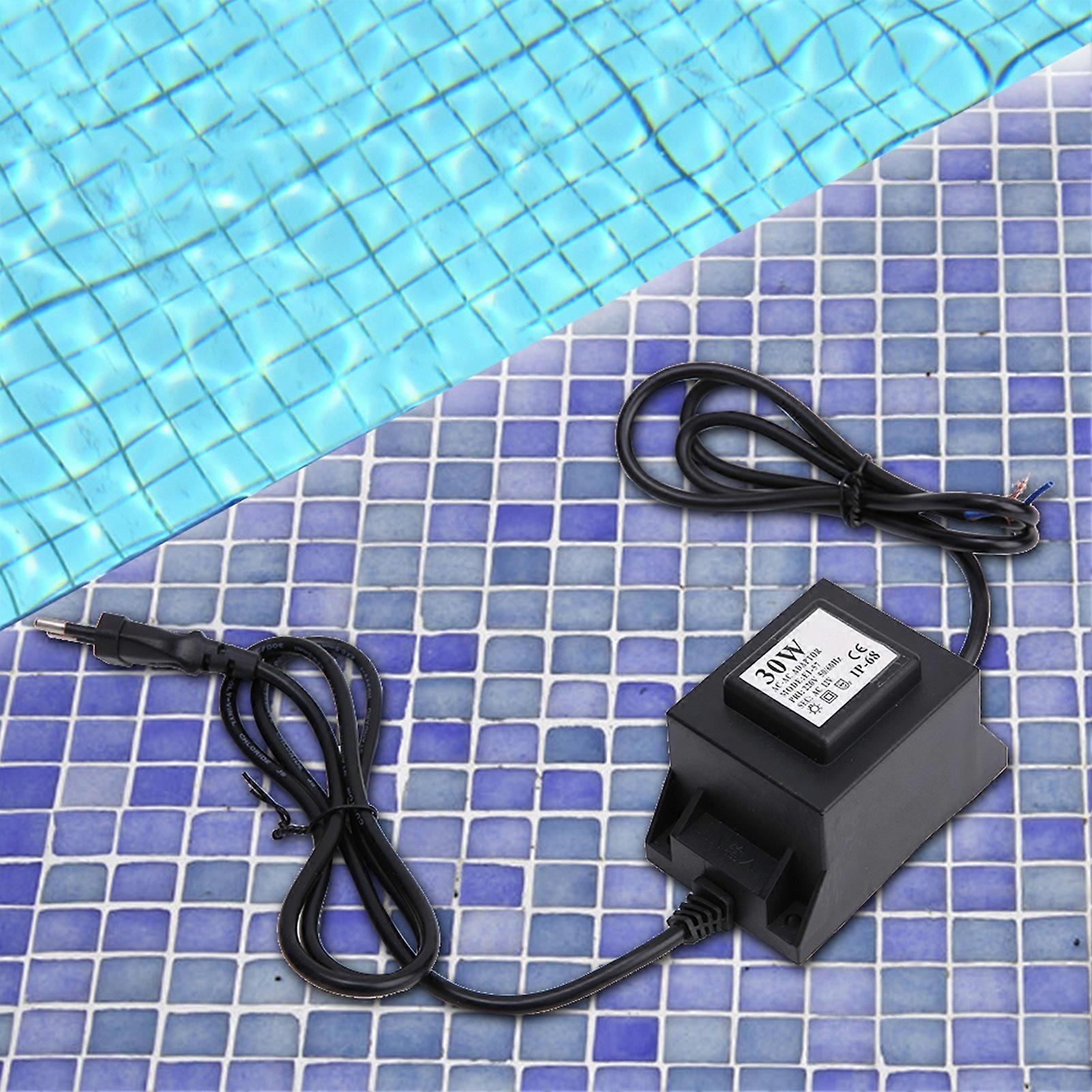 12V Output Waterproof Transformer for LED Underwater Light - Swimming Pool (EU Plug 220V)