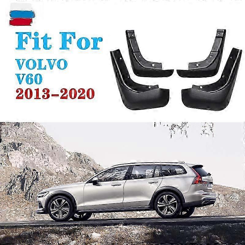 Excellent Fir For Volvo V60 Mudguard Mudflap For V60 Mud Flaps Splash Guard Mudguards Fender Car Accessories Front Rear 4 Pcs