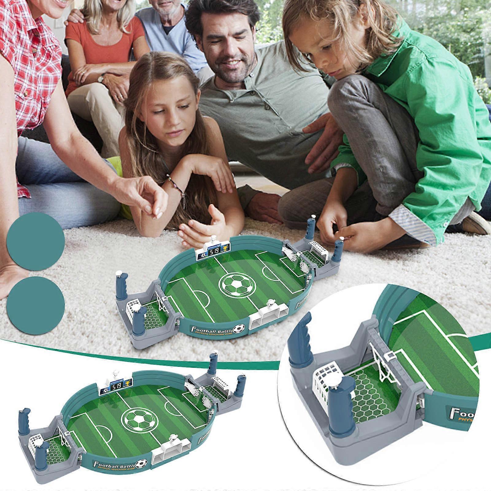 Football Table Interactive Game Tabletop Football Board Game Football Field Toy Two-person Interactive Catapult Game