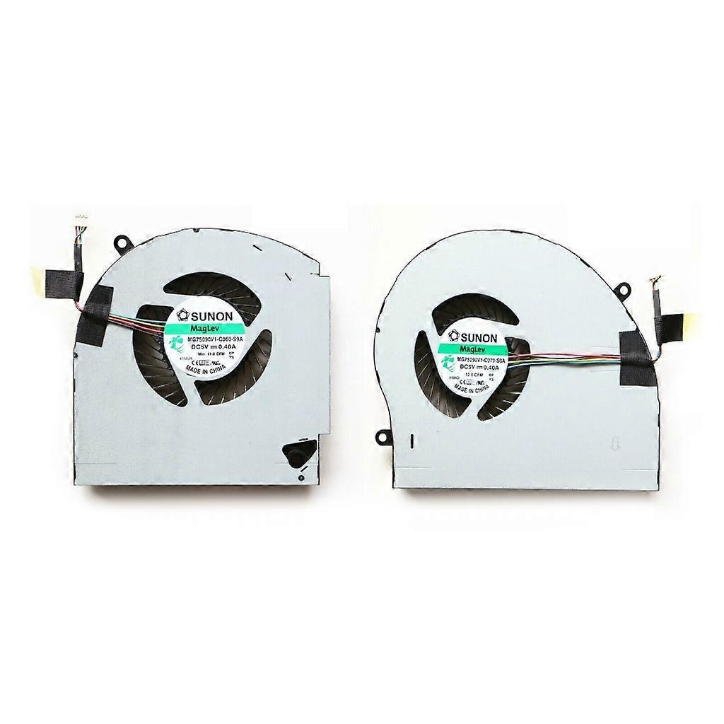 CPU GPU Fan Laptop Cooling Fan 5V 0.4A 4Pin Radiator for Dell Alienware 17 R4 R5
