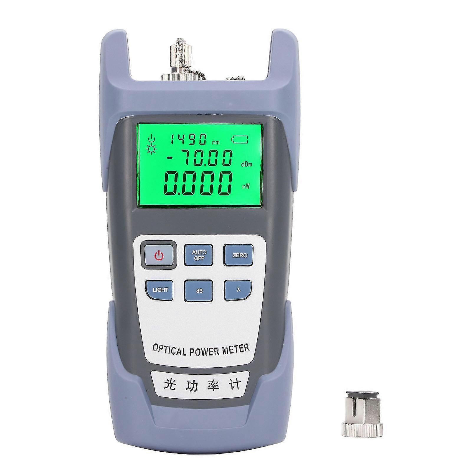 7 Wavelengths Optical Power Meter Fiber Optic Cable Tester with Visual Fault Locator - Standard 2.5mm Interface