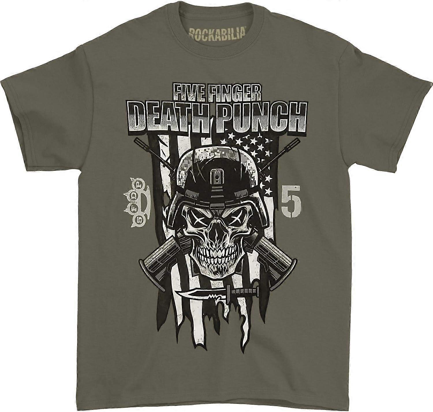 Five Finger Death Punch Men's Regular Fit T-Shirt - 100% Cotton Band Tee - View #6