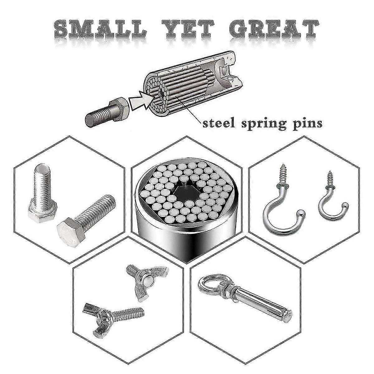 4pcs Socket - 7-19mm Socket Wrench, Vanadium, Functal Hand Tool Wrench Adapter Rep Tool Fits