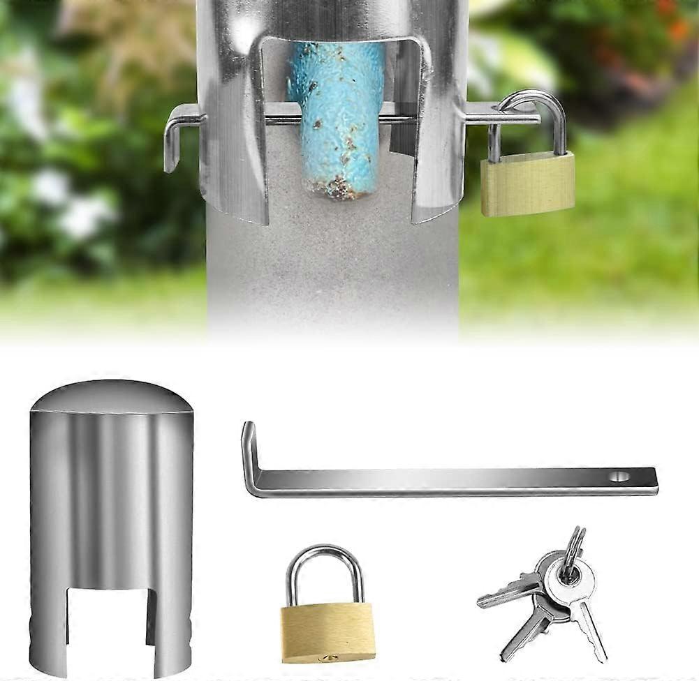 Insulated Garden Hose and House Housing and Covers - Water Saving, Outdoor Faucet Lock, Faucet Lock System - Preventing Misuse and Vandalism