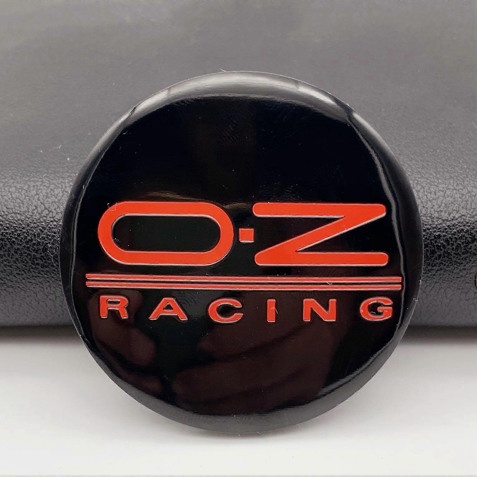 4 قطع O.Z M582 55MM غطاء ملصق OZ سباق السيارات عجلة مركز المحور قبعات سبائك عجلة ريم مركز محور غطاء كاب |أغطية مركز العجلات |