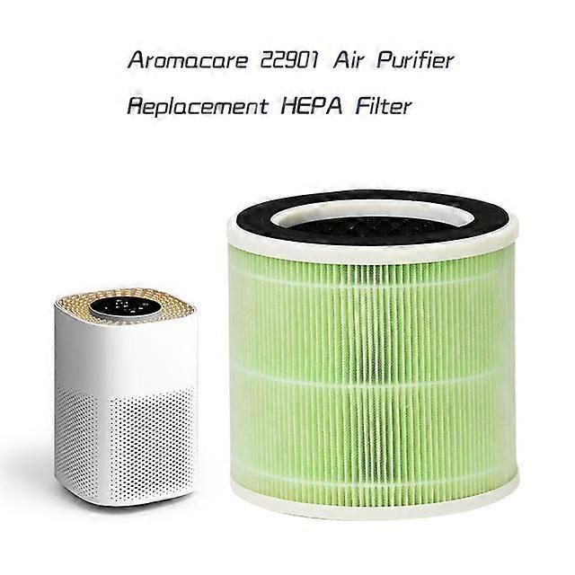 Aromacare 22901 Air Purifier Replacement Filter 3-in-1 Pre-Filter HEPA Filter High-Efficiency Activated Carbon Filter