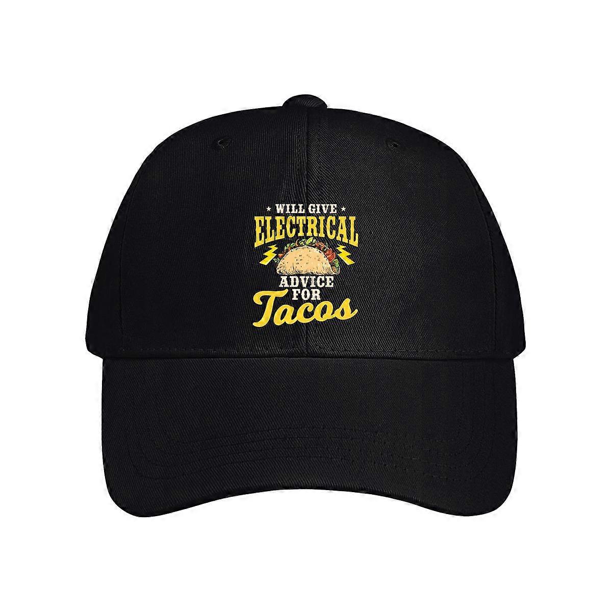 Will Give Electrical Advice For Tacos Baseball Cap