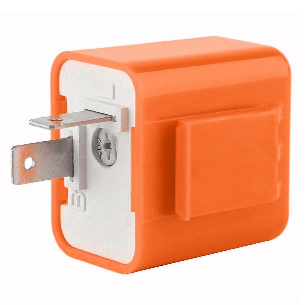 2 Pin Motorcycle LED Flasher Relay Turn Signal Blinker Indicator Resistor 12V Adjustable Frequency Flash Motorbike Accessories