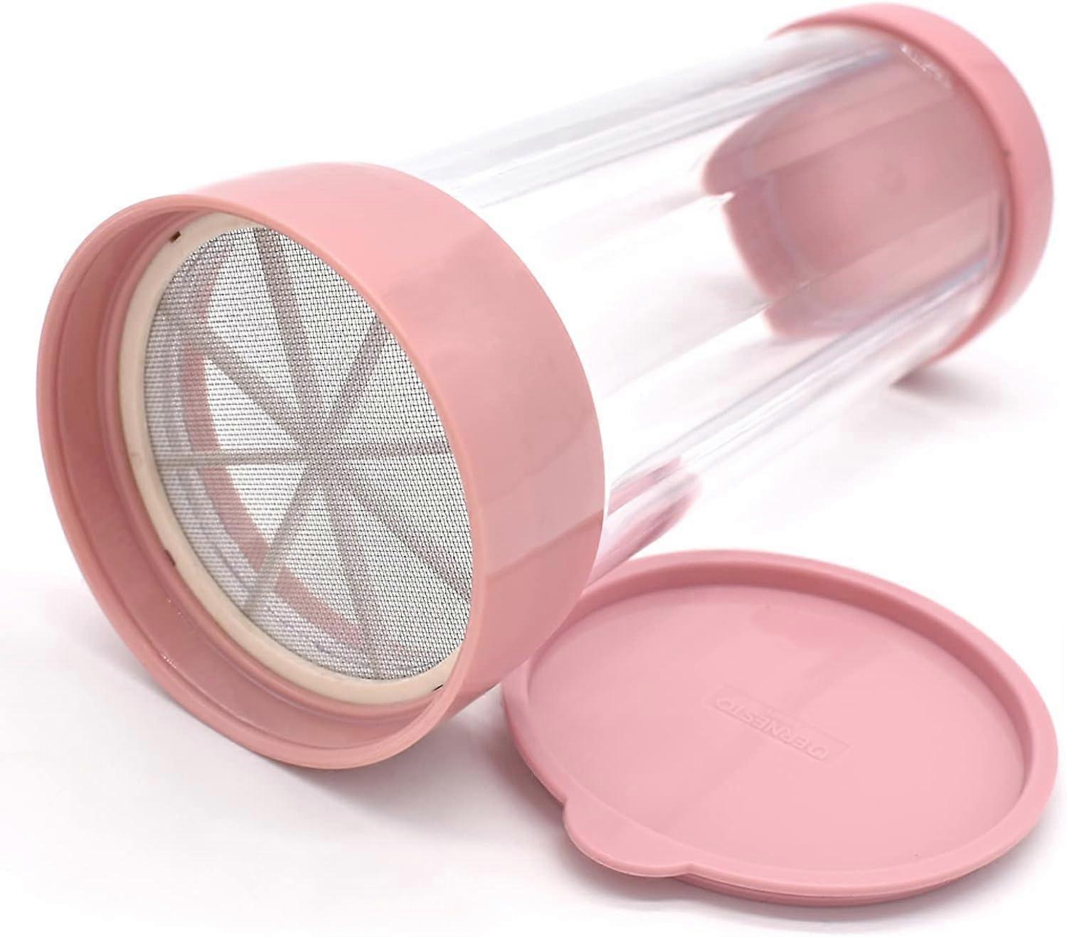 Shaker Sifter, Fine Mesh Lid Flour Sieve Shaker Powder Sugar Spice Shaker Dispenser Powder Shaker for Chocolate Fine Flour Sugar Cocoa