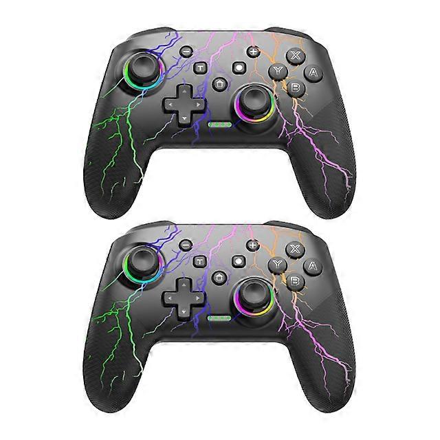 DATA FROG 2pcs Switch Pro Controllers for Switch/Switch Lite Wireless Game Controller for NS Switch OLED Gamepad for PC