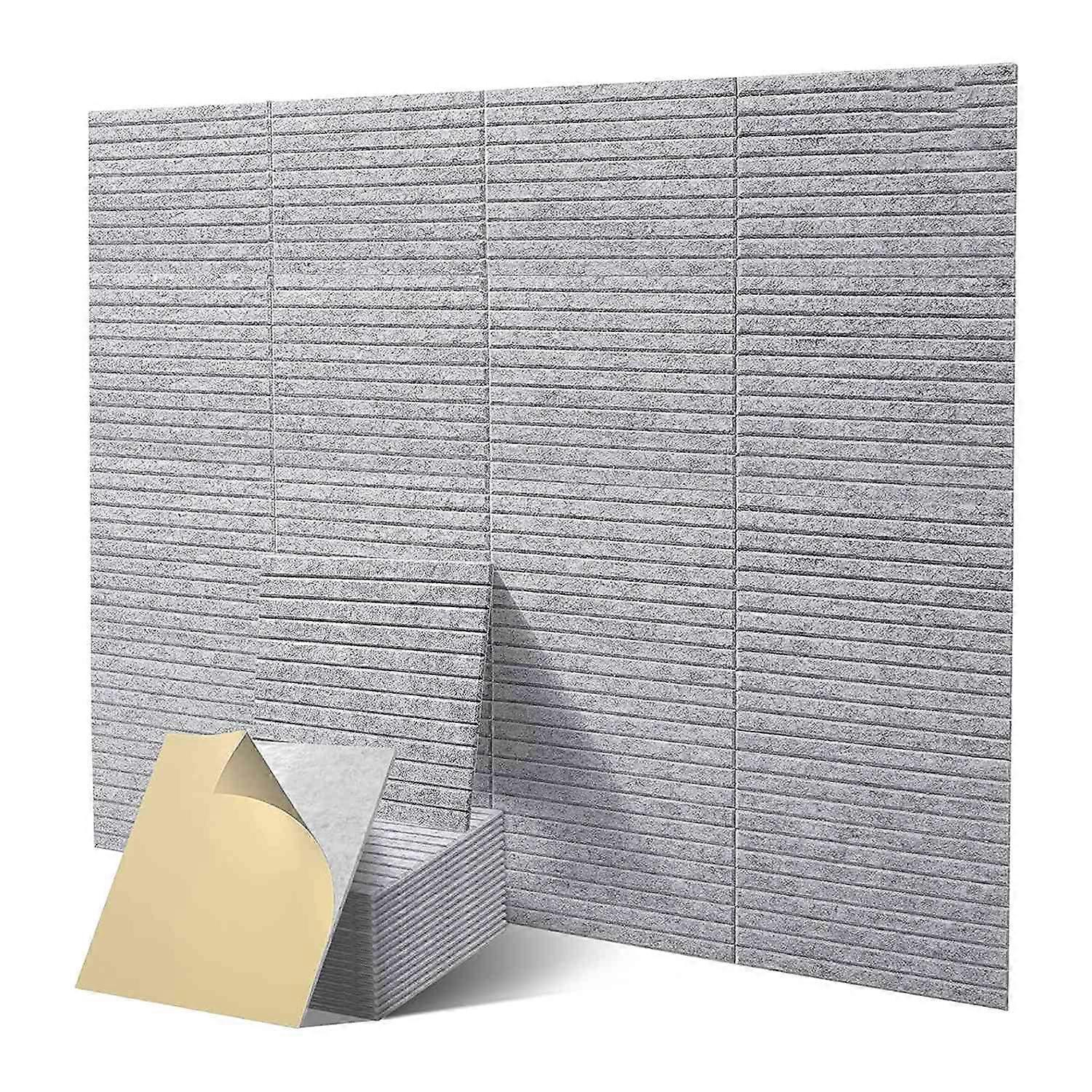 16 Pcs Acoustic Panels,Sound Proof Wall Panels,for Studio Absorbs Sound and Eliminates Echoes(Light