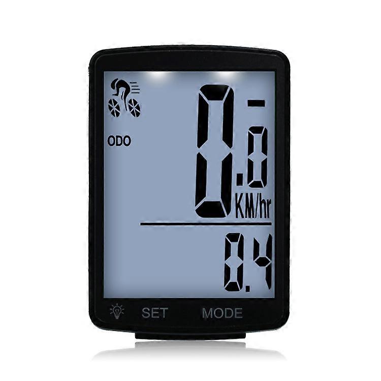 Bicycle computer wireless multi-function LCD screen bicycle computer bicycle rainproof speedometer odometer riding 2.8 inches waterproof with backligh