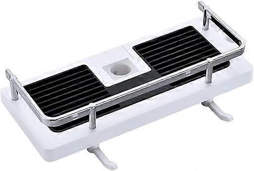 2-in-1 Liftable Shower Storage Rack - Punch-free Multi-function Shower Storage Shelf, Bathroom Shelf Caddy for Shower Rail,Bathroom Shower Rack Organi