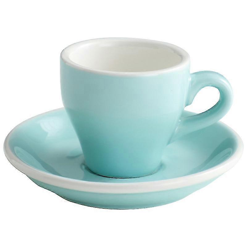 Macaron Espresso Black Italian Coffee Cup