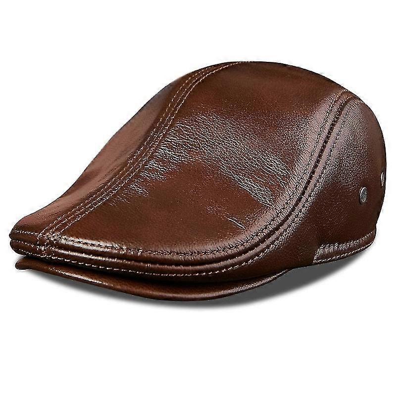 Rindsleder Barett Jagdmütze Trucker Cap