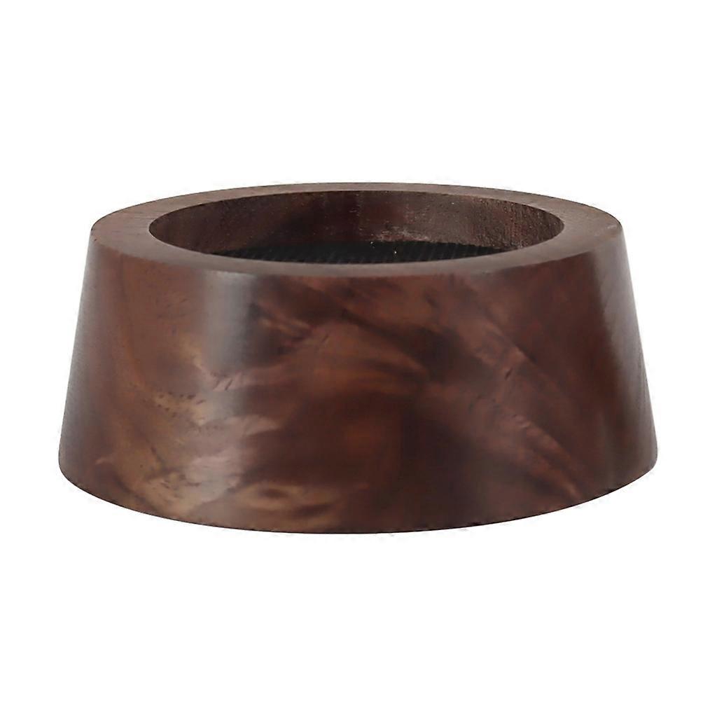 Coffee Distributor Solid Wood Storage Rack Smooth Bottom Espresso Tamper Stand