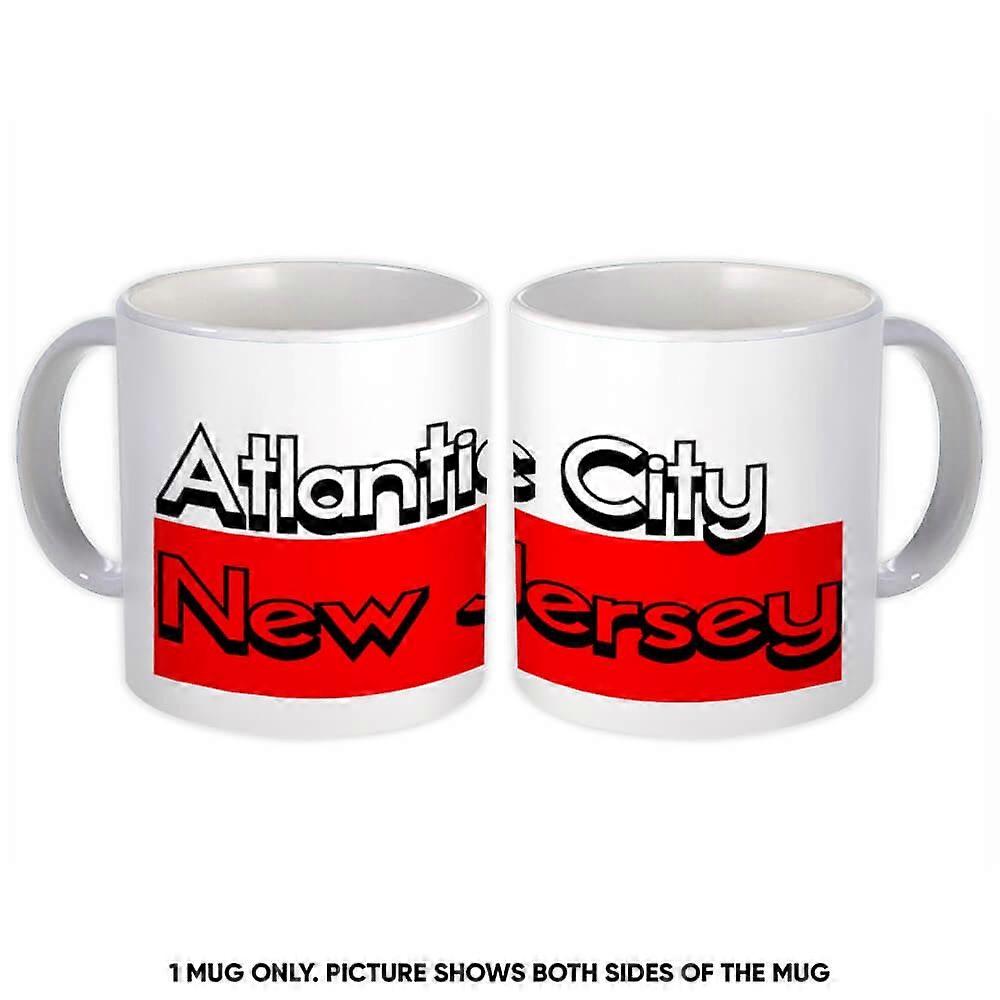 Gift Mug: Atlantic City New Jersey Rectangle