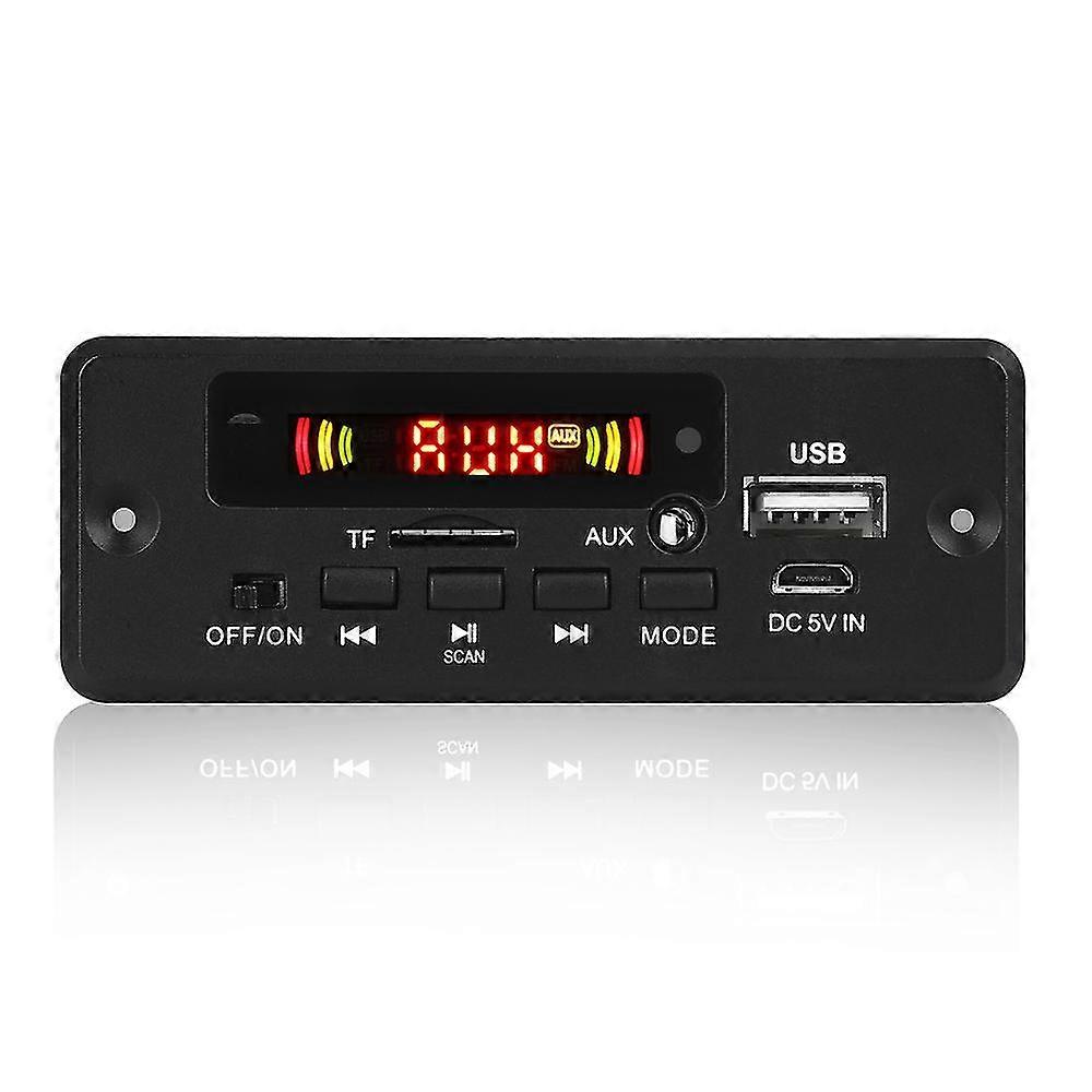 2x3w Amplifier Mp3 Decoder Board 12v Bluetooth 5.0 30w Car Fm Radio Module Support Tf Usb Aux