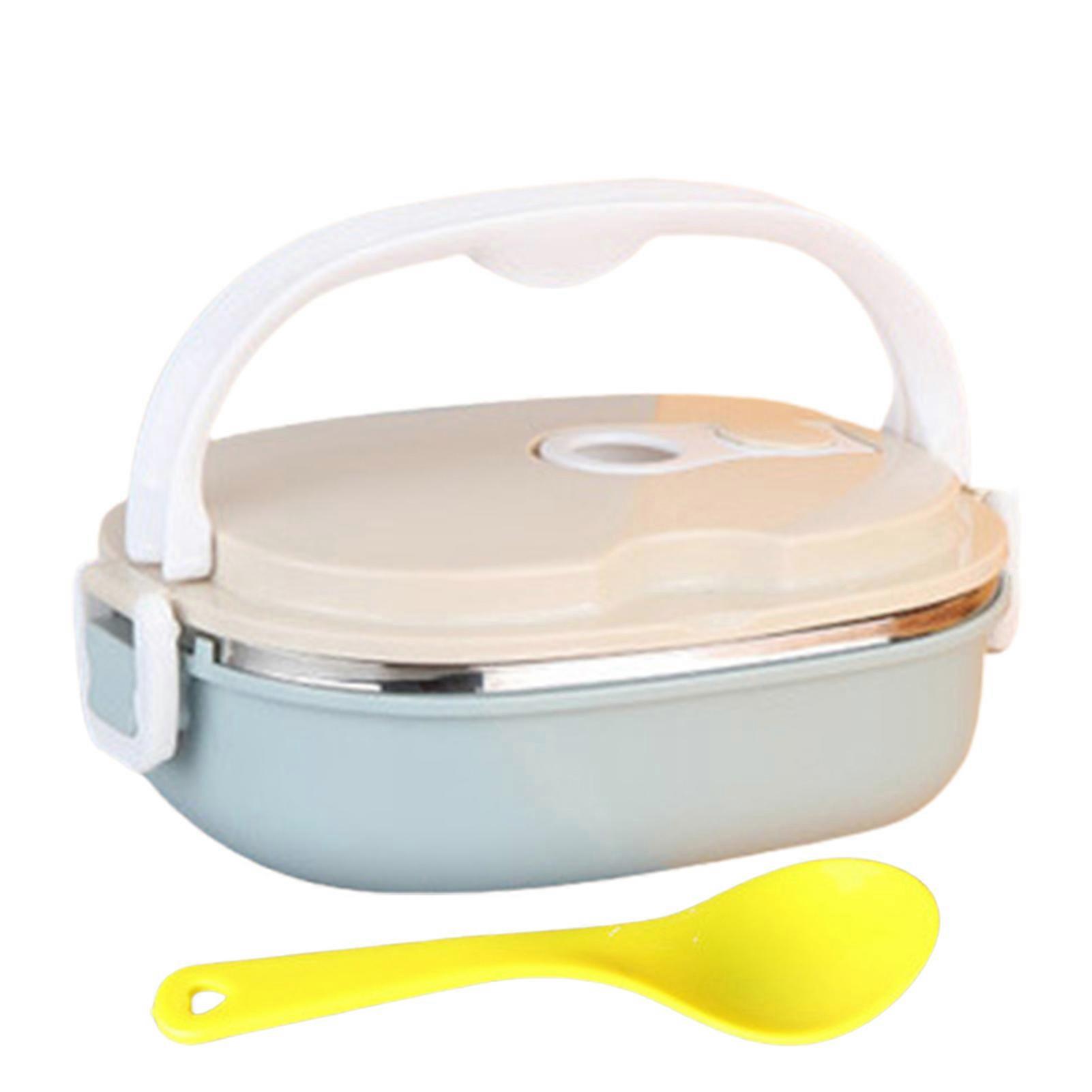 1 Set 800/1600/2400ml Lunch Box 1/2/3 Layer with Handle Stackable Thermal Stainless Steel Cold And Hot Food Storage Container Office Supplies JiKaiX