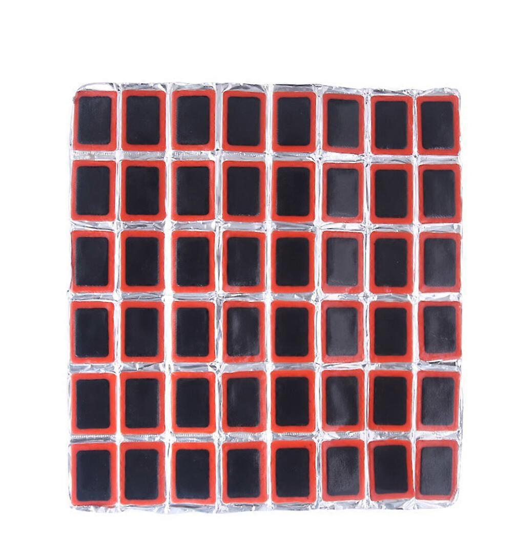 ערכת תיקון צמיגי אופניים - 48 יח 'תיקון ניקוב רכיבה מקצועי לגומי צמיגי צמיגי אופנוע אופניים - 33x25mm