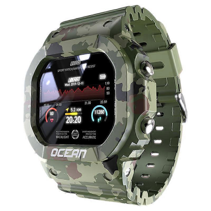 Ocean Smart Watch Mænd Fitness Tracker blodtryk Besked Push Pulsmåler Ur Smartwatch Kvinder til Android