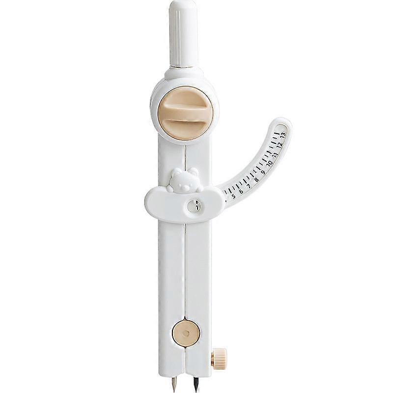 Plastic Digital Math Teaching Small Compass Morandi Multifunctional Scaled Circular Gauge Geometry Precision Tool