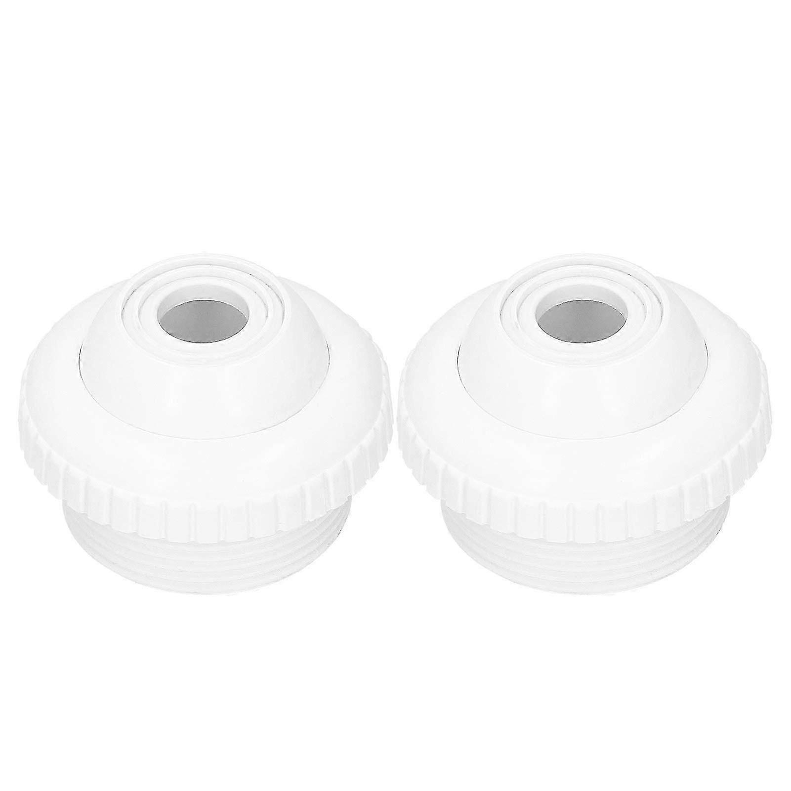 2ピーススイミングプールリターンノズル-スチールウォールプール用スキマープールノズル-スイベルヘッドスイミングプールアクセサリー付きリターンノズル-1.5インチ