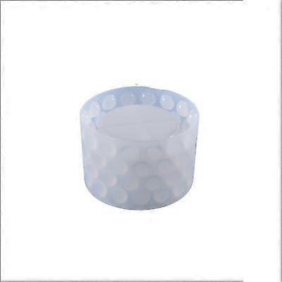 Crystal drop mold round wave point candle holder storage box silicone mold potted candle mold spot
