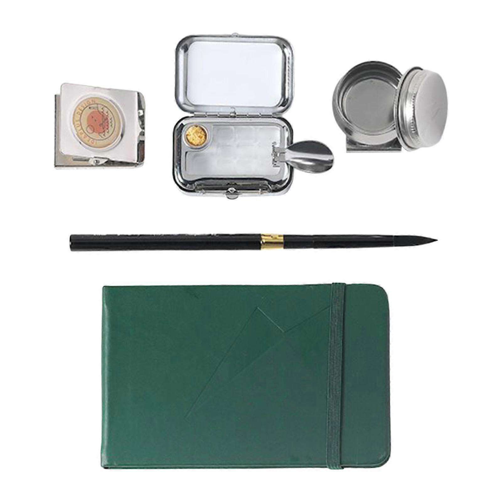 Mini Portatile Acquerello Palette Set Vuoto Pittore Mini Viaggio Paint Palette