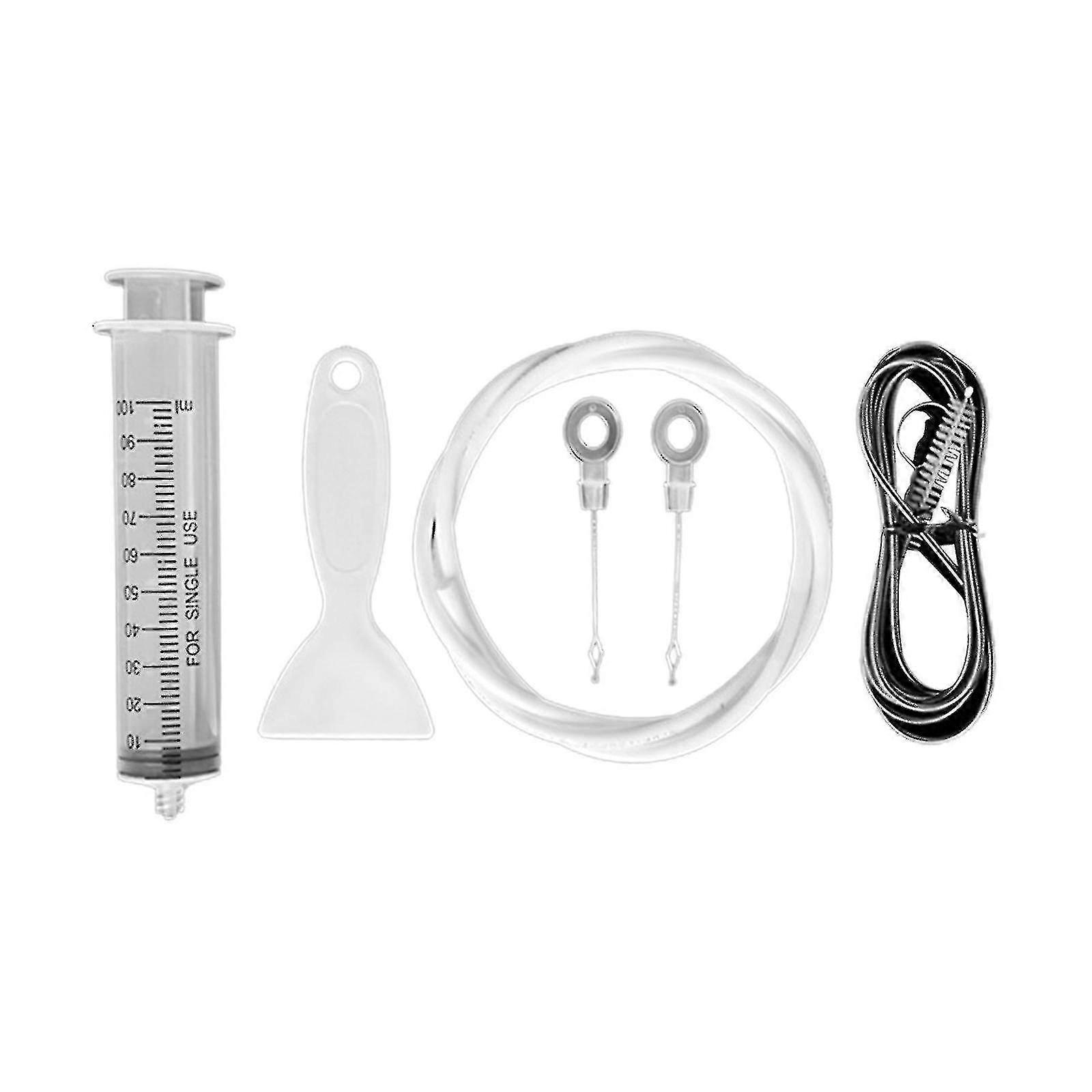 5pcs/set Refrirator Drain Unbrreusable Frid Drain Hole Clog Remover Cleaning Tool