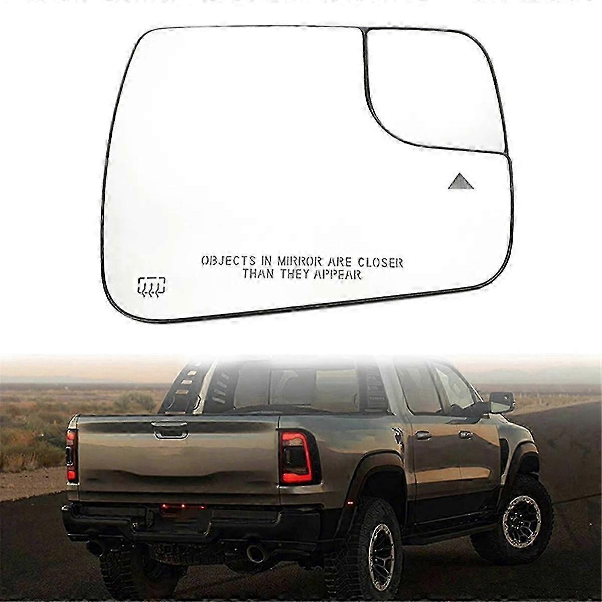 Car Reversing Mirror Blade With Blind Spot Assist With Heating For Ram 1500 2500 2019-2022 68402094