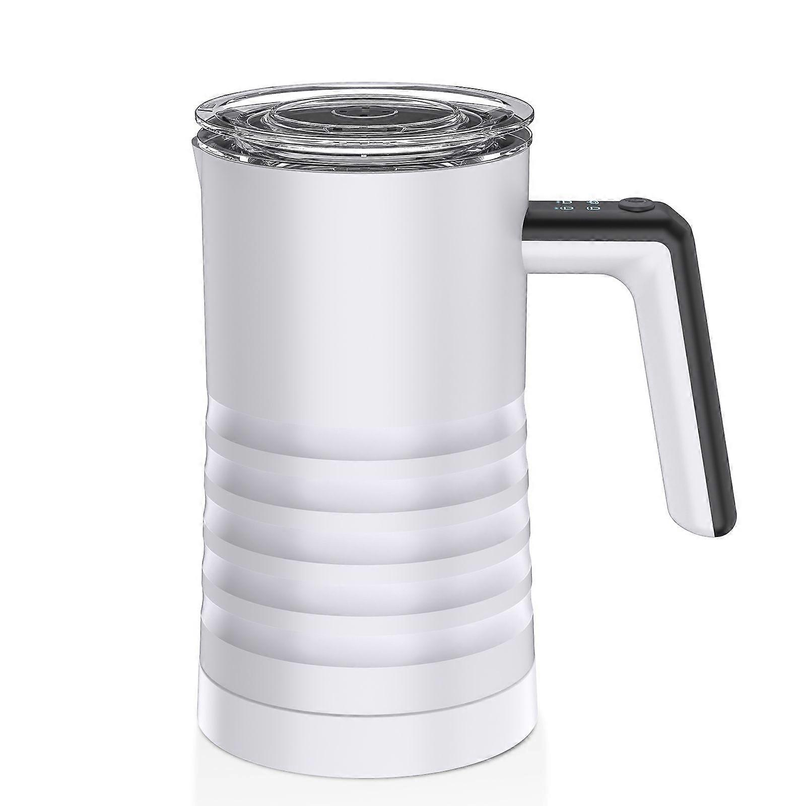 جهاز إزباد الحليب الكهربائي والبخار 4 في 1 جهاز تسخين الحليب الأوتوماتيكي 400 واط داخلي غير لاصق 580 مل صانع رغوة الحليب من الفولاذ المقاوم للصدأ الساخن / البارد للقهوة / Hot C