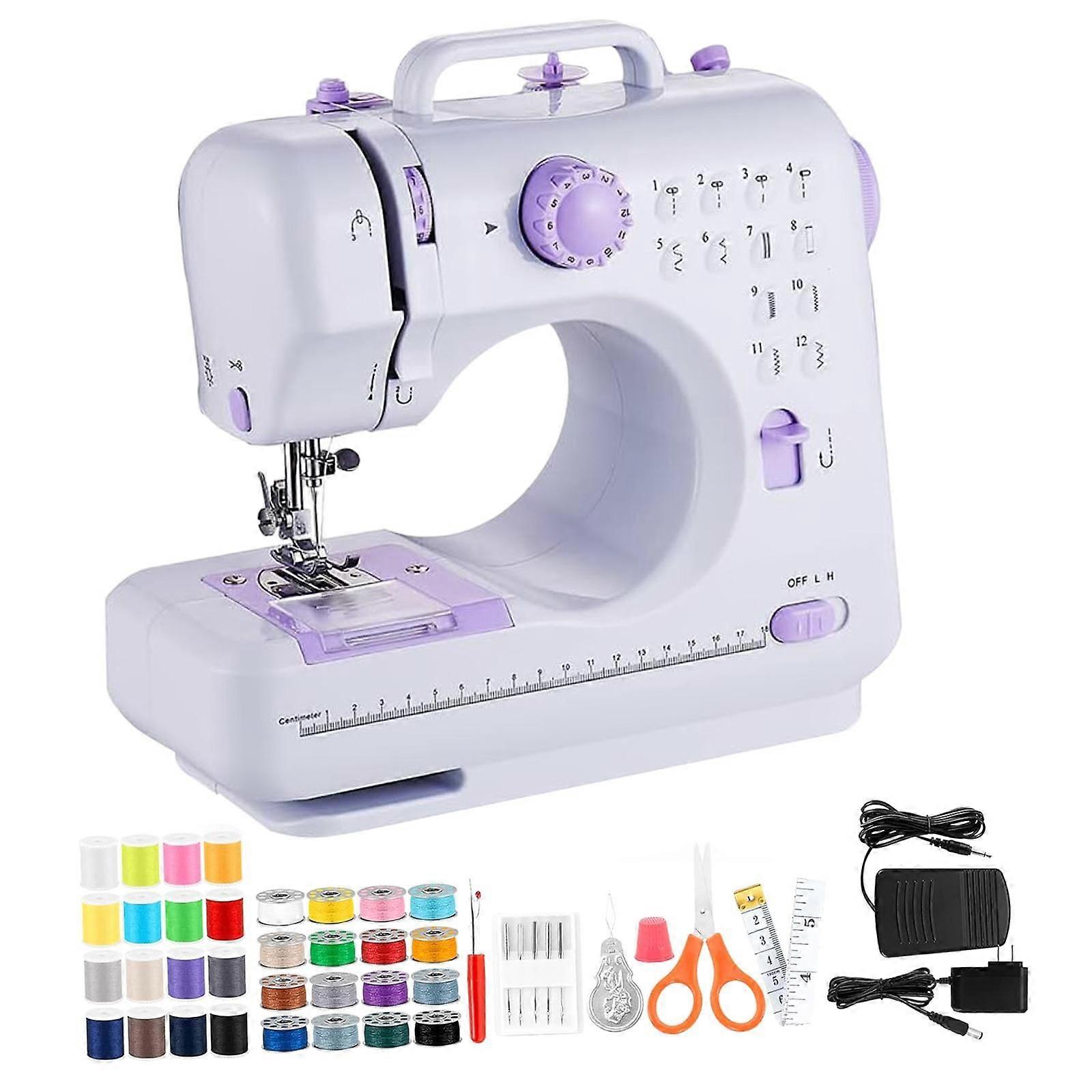 Household Sewing Machine with Thread Cutting Compact Portable Sewing Machine