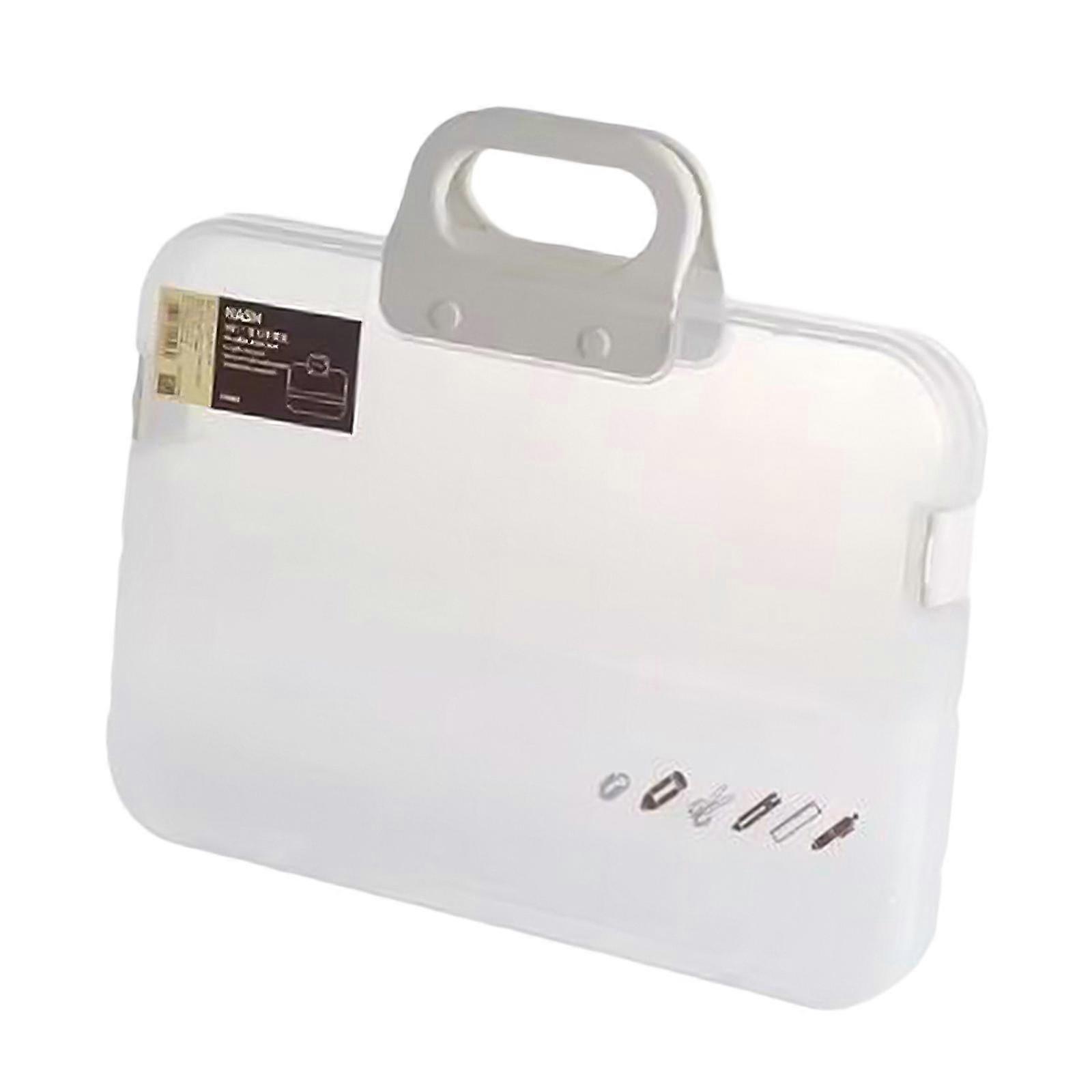 Portable A4 File Storage Box Waterproof Case Multifunctional for Letter